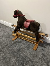 Vintage Wooden Rocking Horse  FREE TRACKED COURIER