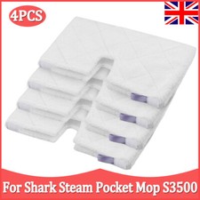 4Pcs Replacement Pads for Shark Steam Pocket Mop Pad S3501 S3601 S3801 S3901 New