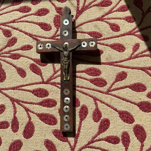 Antique crucifix - antique,