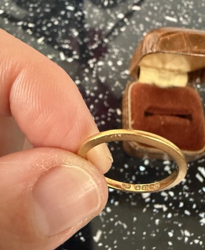 Vintage 22ct gold - vintage, band