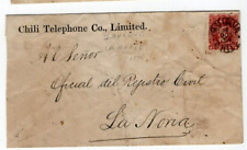 CHILE 1894 Saltpeter Office La Noria from Iquique Telephone Company
