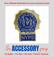 New NYPD Detective New York 911 pin badge tie pin badge metal Enamel