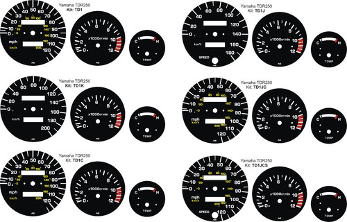 Yamaha tdr 250 tdr250 speedo - yamaha,