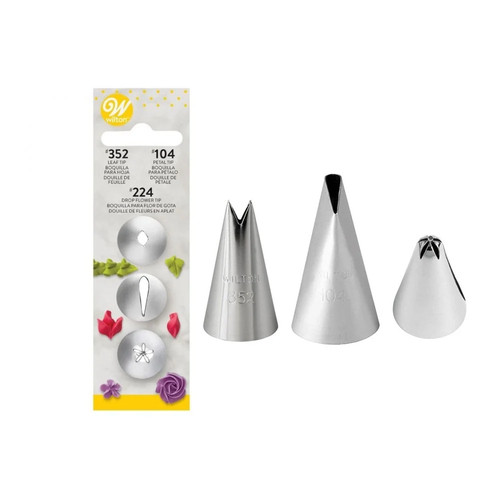 Wilton flower nozzle set - nozzle,