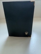 Rolex Vintage Genuine Leather Passport Holder