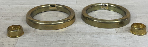 Brass oil lamp - lamp, parts