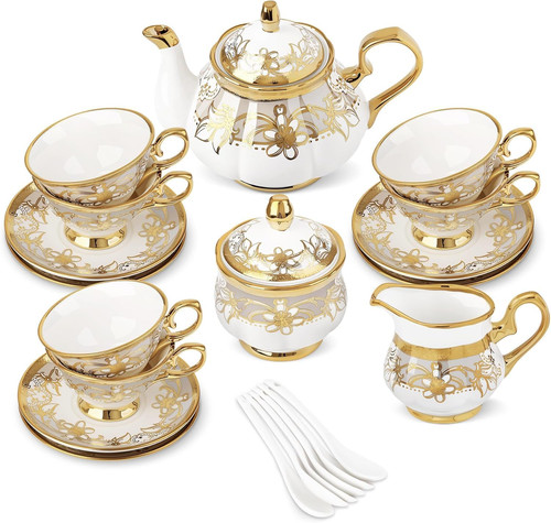 Pieces vintage floral tea - 15,