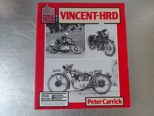 Vincent hrd motorcycle book - vincent,