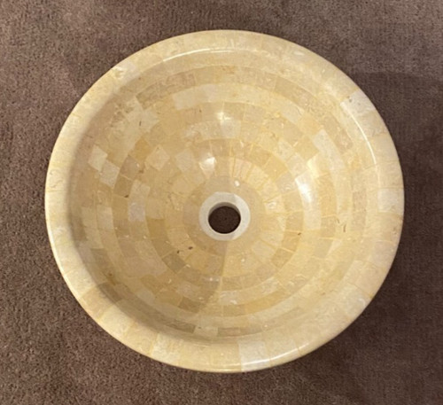 Eden bath tan marble - , vessel