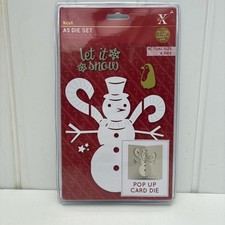 Xcut A5 Dies - Pop Up Card - Snowman
