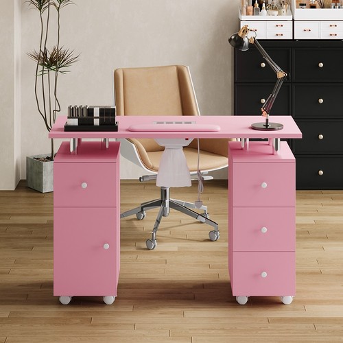 Movable pink professional nail - pink,