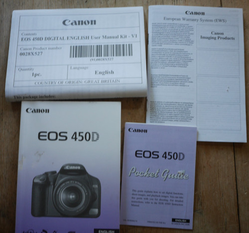Canon rebel eos 450d manual - canon,