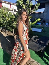 Women's Long Dress Floral Sea