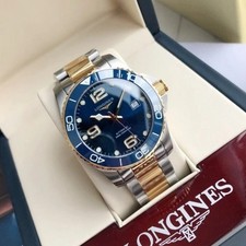 2025 NEW Longines HydroConquest Men's Sunray Black Watch - L3.730.4.56.6