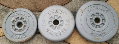 York weight plates 25kg - weight, 1.25kg