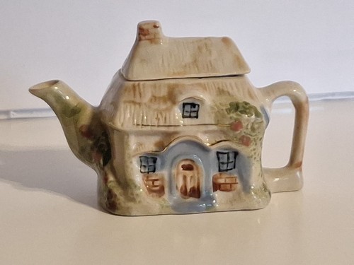 English cottage teapot ware - english,