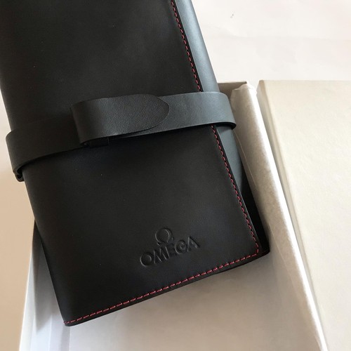 New omega leather travel case - new,