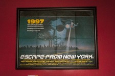 Escape From New York Movie Poster, UK British Quad original from 1981, 30" x 40"