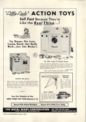 1951 paper metal ware - ad,