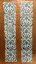 WILLIAM MORRIS TULIP 2 KILN FIRED FIREPLACE TILE SET (10 tiles ) 