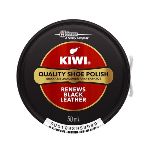 Kiwi shoe polish black 50ml - shoe,