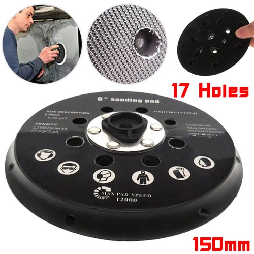 150mm orbital sander disc - 6",