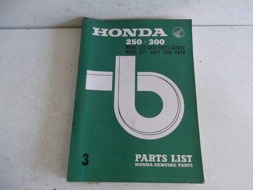 Honda c72 ca72 ciii72 c111a72 - honda,