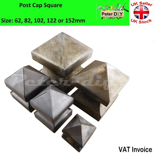 Square high pyramid - square, metal