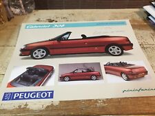 1994 PEUGEOT 306 Cabriolet Pininfarina Australian  Sales Leaflet 