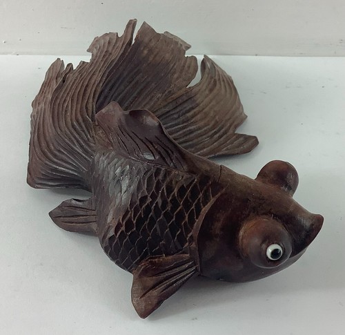 Vintage hand carved wooden - hand,