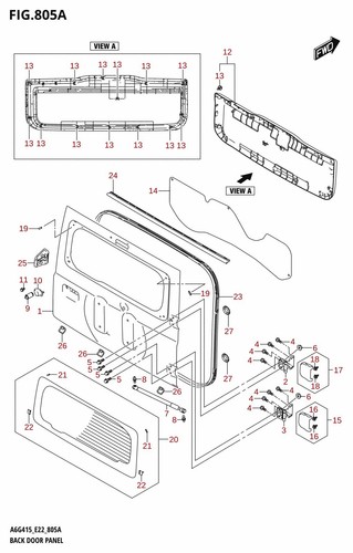 Suzuki genuine cover - genuine, door