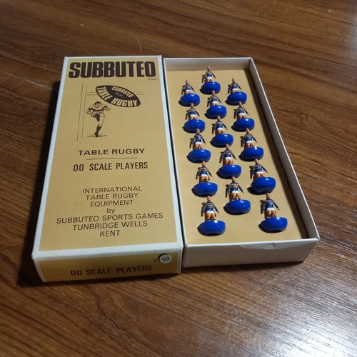 Subbuteo rugby team r20 - rugby, team.