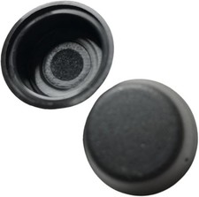 Seat Belt Bolt Cover Caps 2pcs Black – Universal Car Fixing Point Trim Set