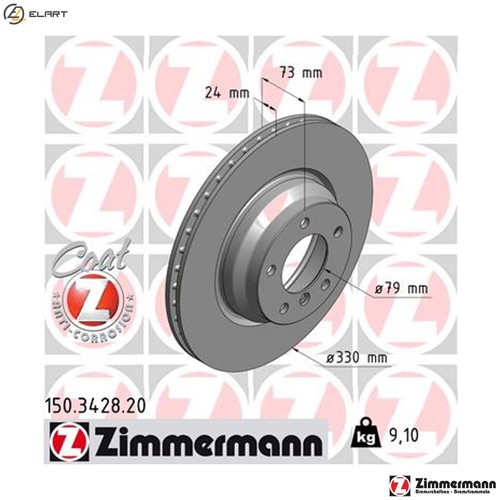 Brake disc 150 - disc, for