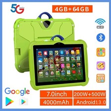 2025 Kids Tablet 7 Inch, Android, 4GB+64GB Storage, Bundle, WIFI, Free Case NEW