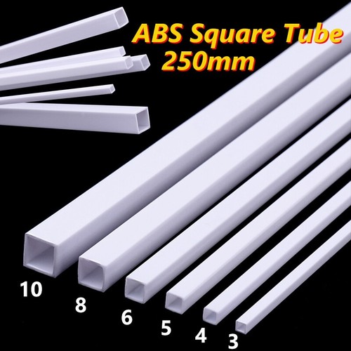 Abs styrene plastic - abs, square