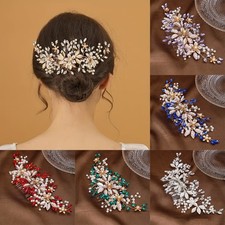 Bride Rhinestone Pearl Hair
