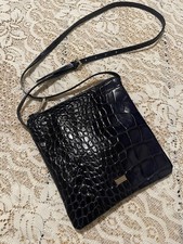 Women's body cross bag Coccinelle leather navy 20 cm x 20cm