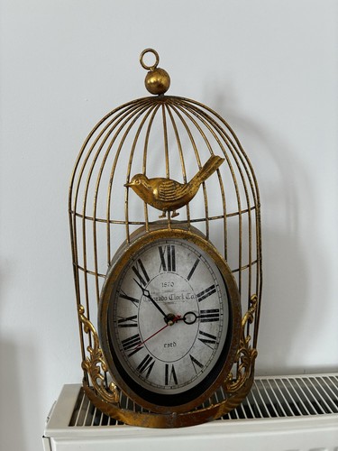 Vintage style bird cage - cage, wall