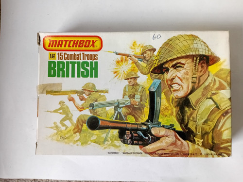Matchbox british infantry - 1/32,