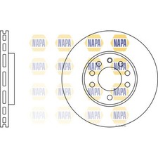 2x Brake Discs Vented For Saab