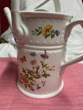 Aynsley Bone China Edwardian Kitchen Garden Watering Can 20cm tall x 10cm Wide