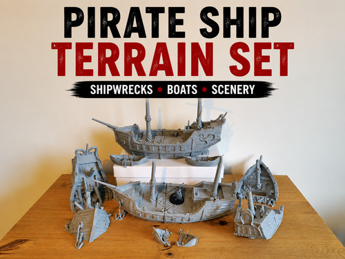 28mm pirate ship - 28mm, set