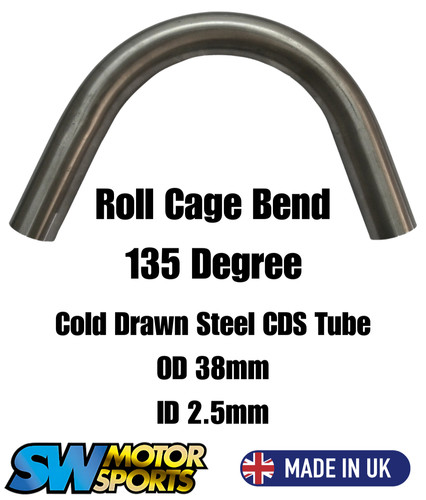 Roll cage bend 135 - 135, degree