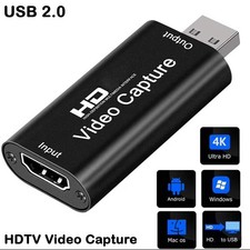 Video Capture Card HDMI To USB HD 1080P Recorder For Game/Live Streaming