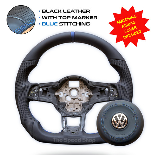Leather steering wheel for - leather, vw
