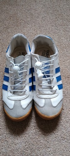 Adidas rom trainers white blue - adidas,