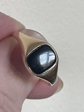 9ct 375 Yellow Gold Onyx