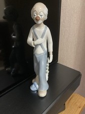 Clown With Saxophone Figurine