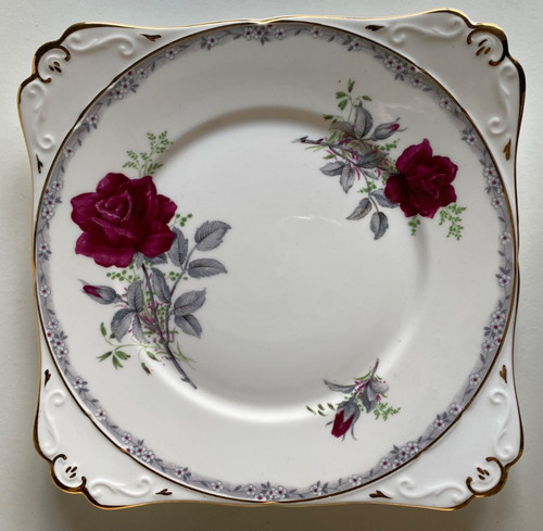 Royal stafford cake plate - cake,